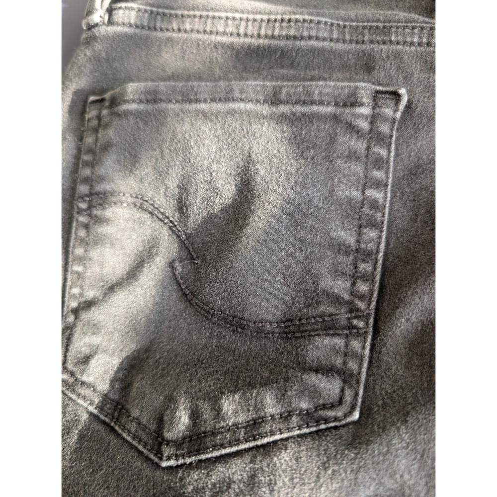 Signature by Levi Strauss Womens Mid Rise Skinny Gray Stretch Denim Jeans 26x27 - Picture 7 of 11
